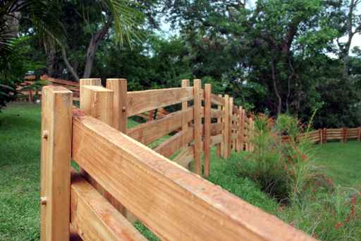 wooden fence